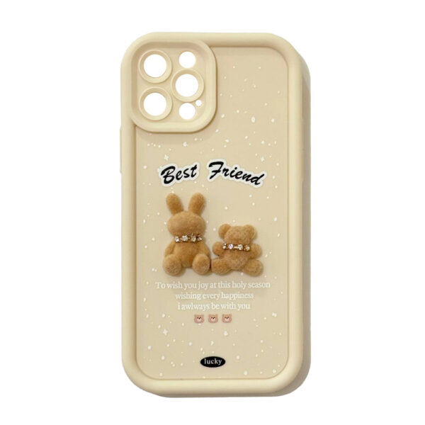 قاب گوشی خرگوشی مدل BEST FRIEND